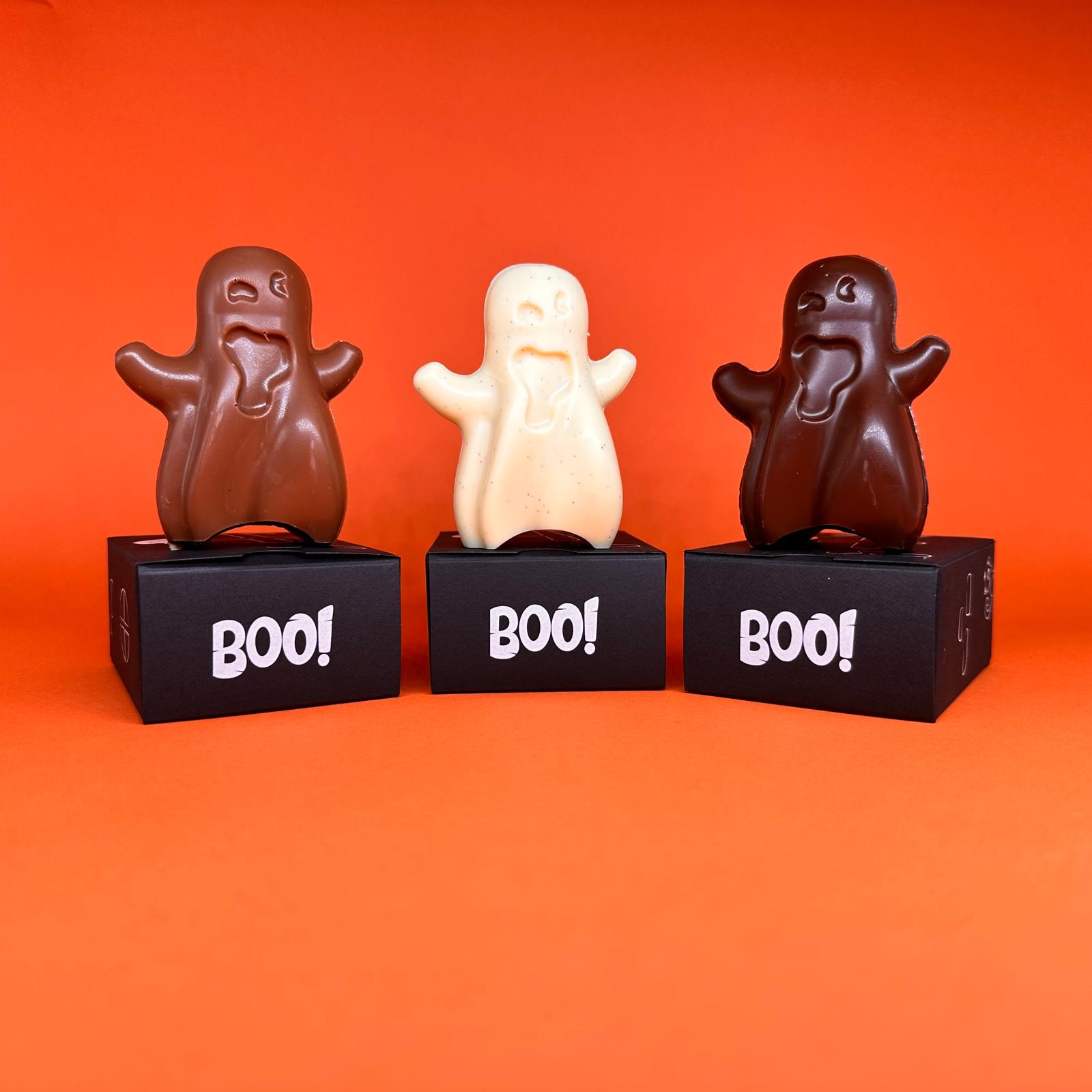 Fantômes BOO en Chocolat
